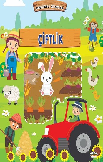 Pencereli Kitaplar Çiftlik (Sıvama Cilt) - 0-6 Yaş Yayınları Kitap
