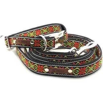 Personalised Couture Canine Velveteen Dog Collar - mezetto