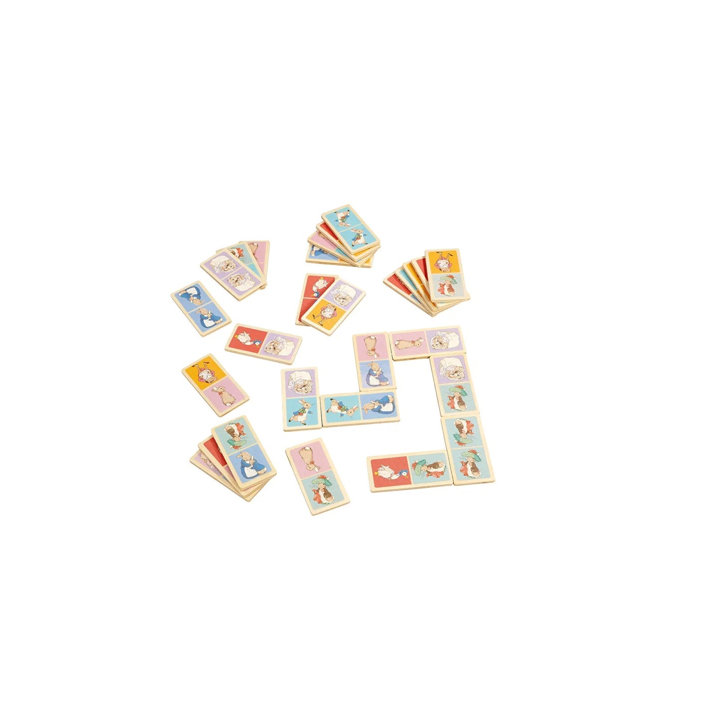Peter Rabbit Wooden Dominoes - mezetto ebebek ebebek