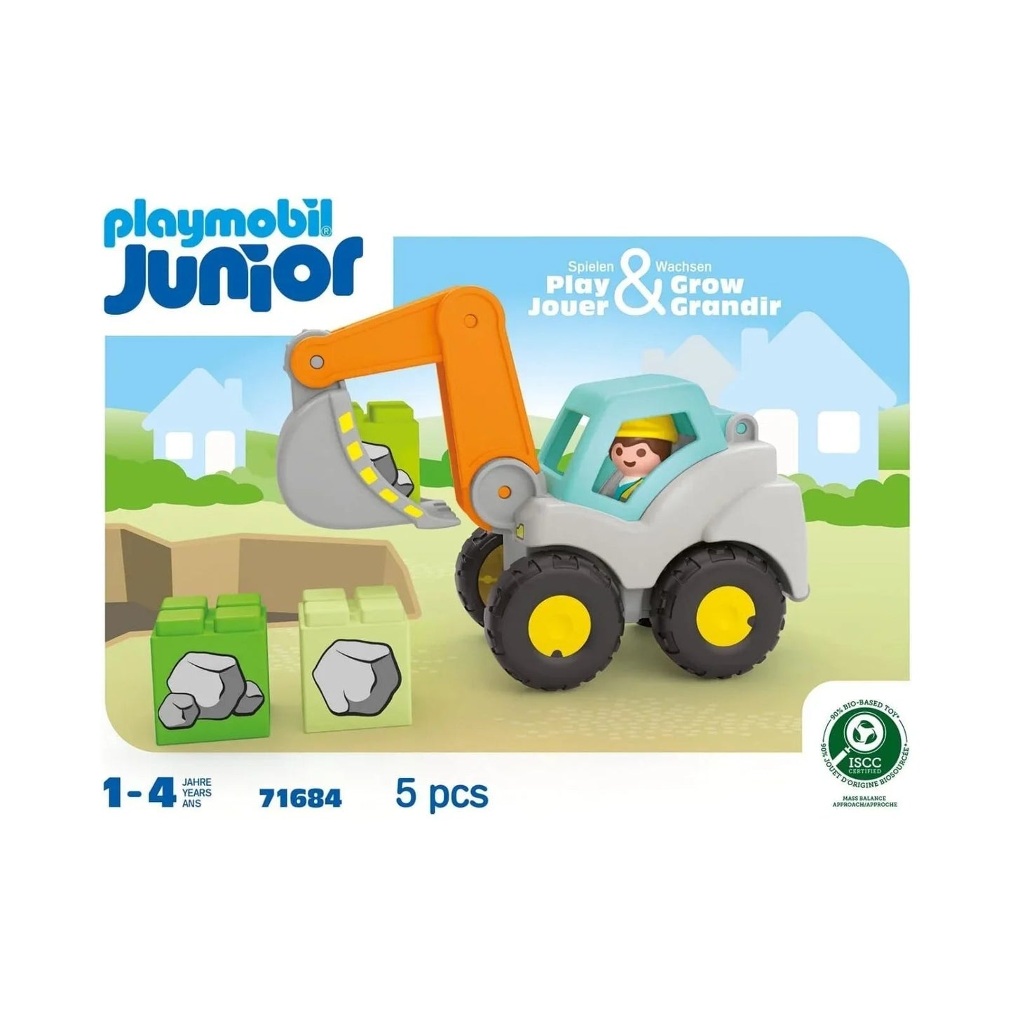 Playmobil Junior 71684 Shovel Excavator - mezetto ebebek ebebek