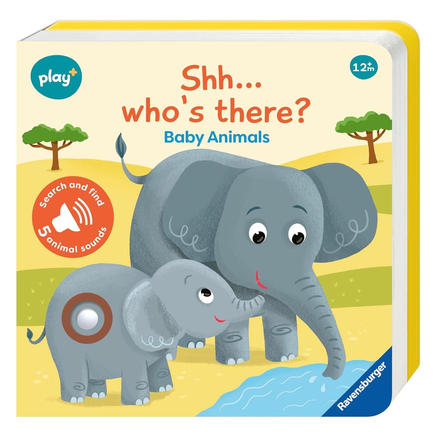 Ravensburger Play+ Infant & Toddler - Shhh...Who's There?: Baby Animals - Ravensburger Kitap
