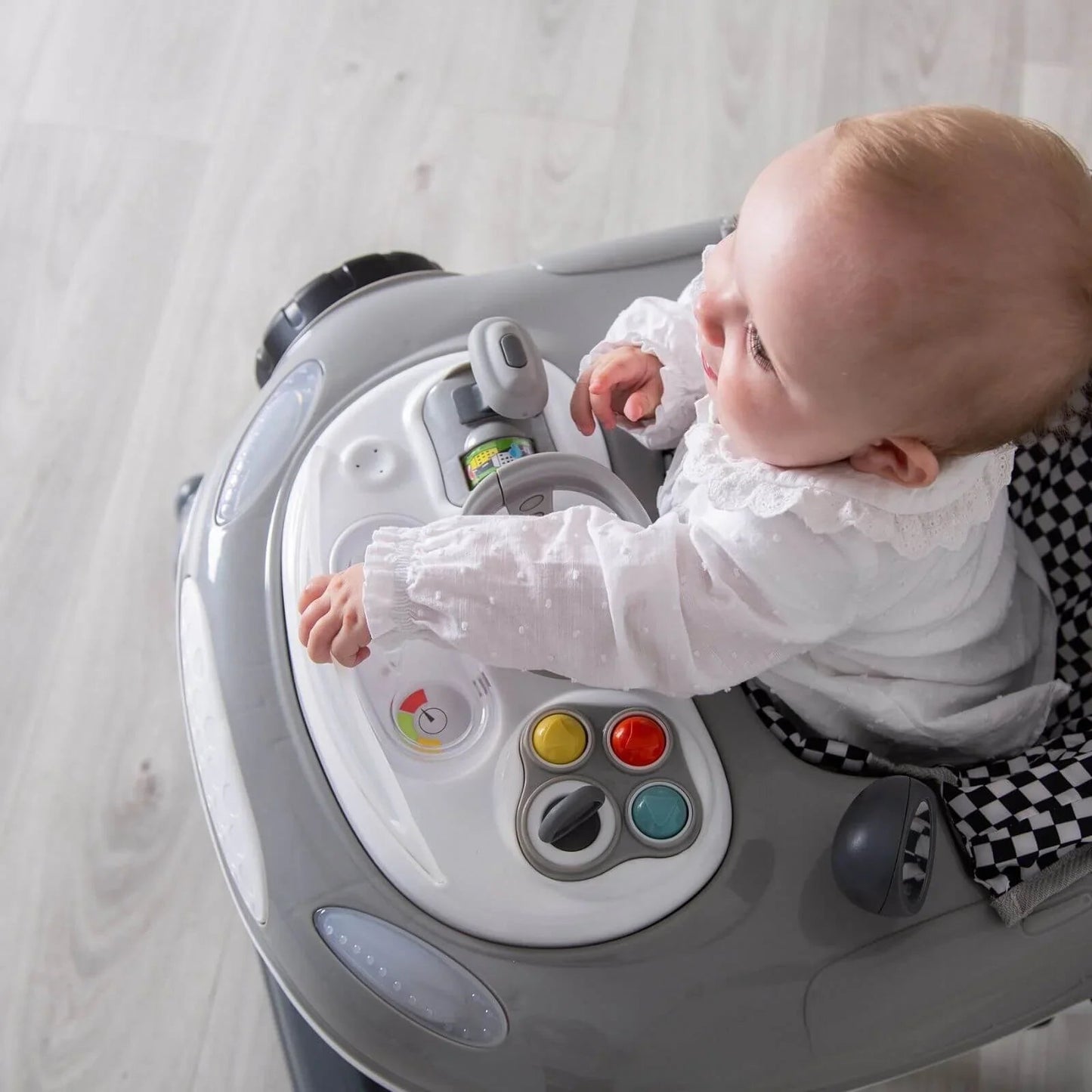 Red Kite Baby Go Round Race Sporty Car Electronic Walkers - Grey - mezetto ebebek ebebek