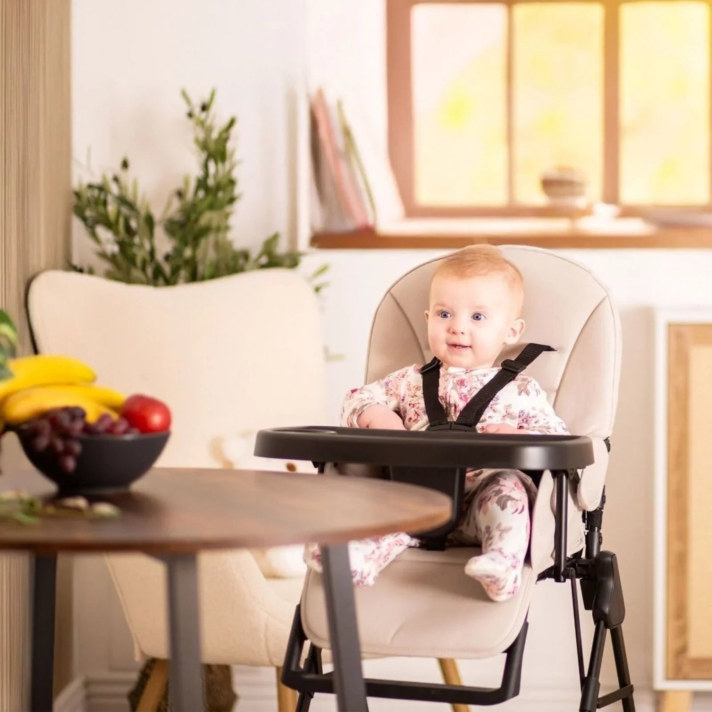 Red Kite Feed Me Fold Highchair - Grey - mezetto ebebek ebebek