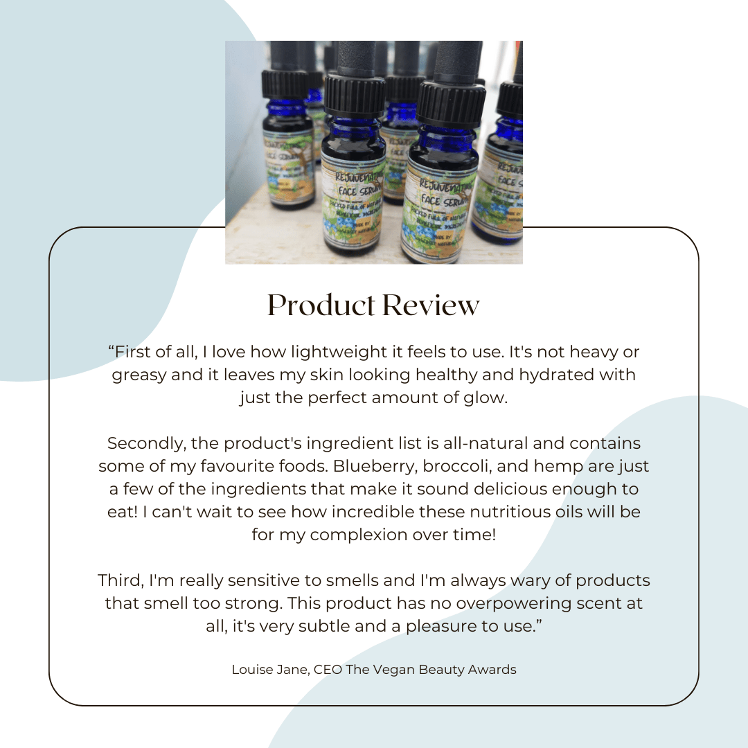 Rejuvenating Face Serum - mezetto Shopify Collective Somerset Natural Soaps