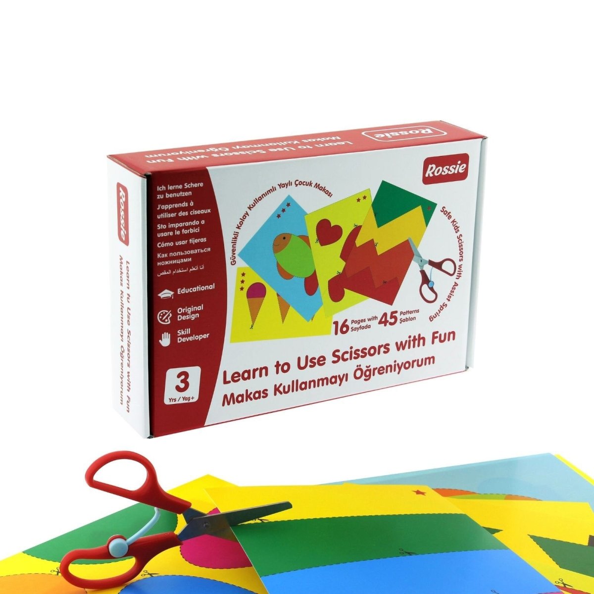 Rossie Learn to Use Scissors with Fun - mezetto ebebek ebebek
