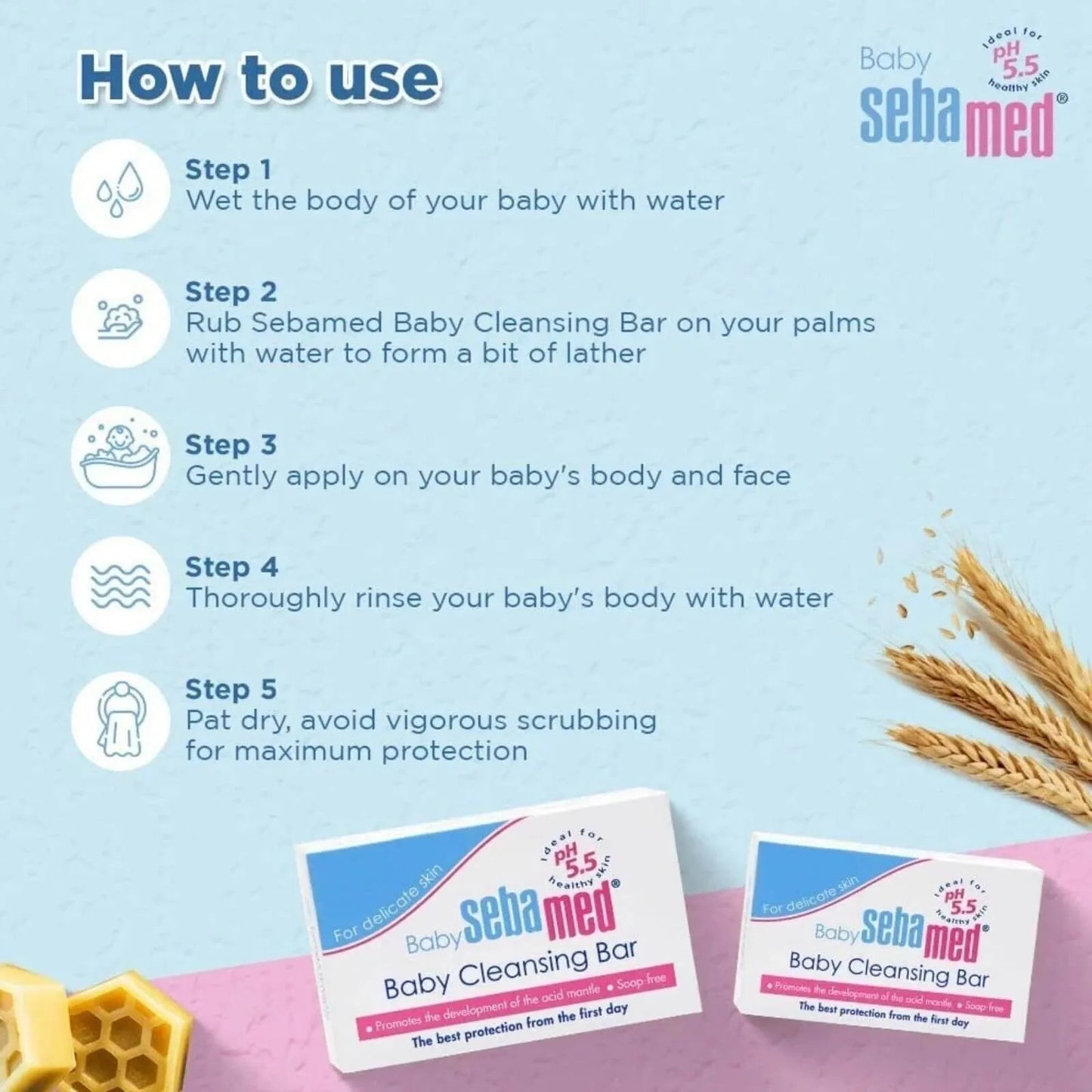 Sebamed Baby Cleansing Bar 100g - mezetto ebebek ebebek