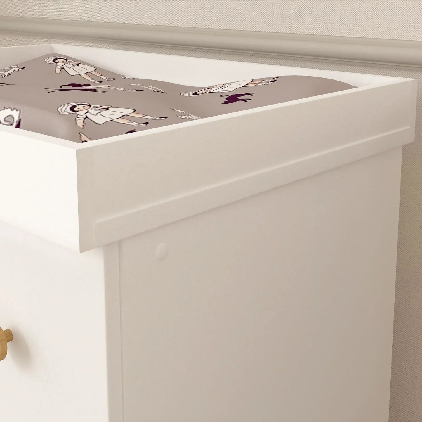 Shefa Kids 888 Changing Dresser - White - mezetto ebebek ebebek