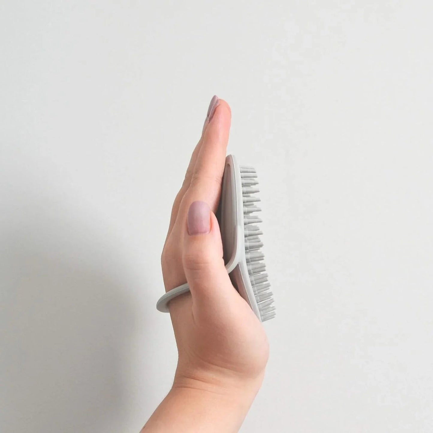 Shnuggle Baby Bath Brush Grey - mezetto ebebek ebebek