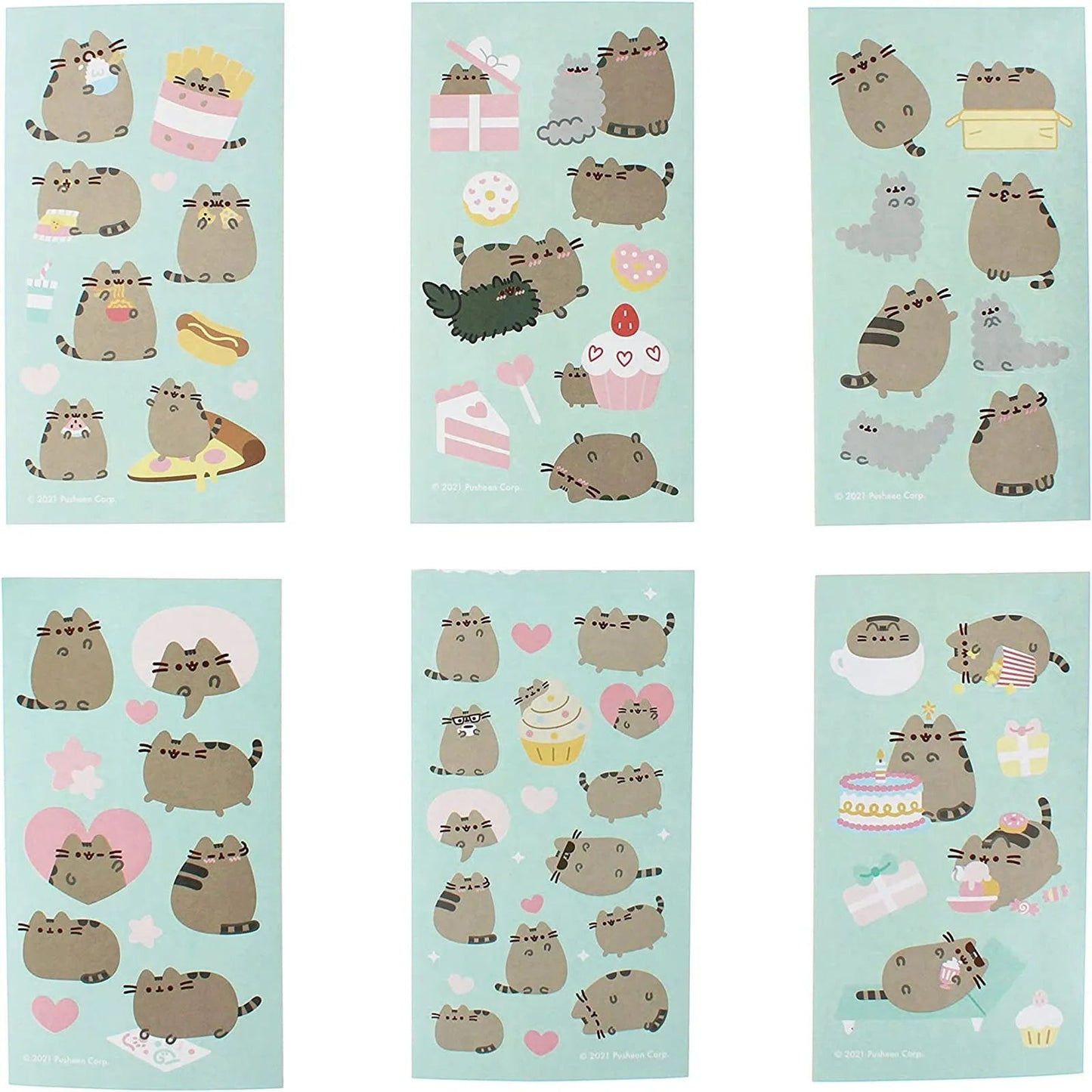 Simply Pusheen Stickers - mezetto ebebek ebebek