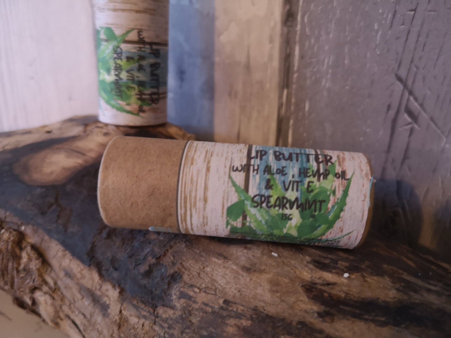 Spearmint Lip Butter - mezetto Shopify Collective Somerset Natural Soaps