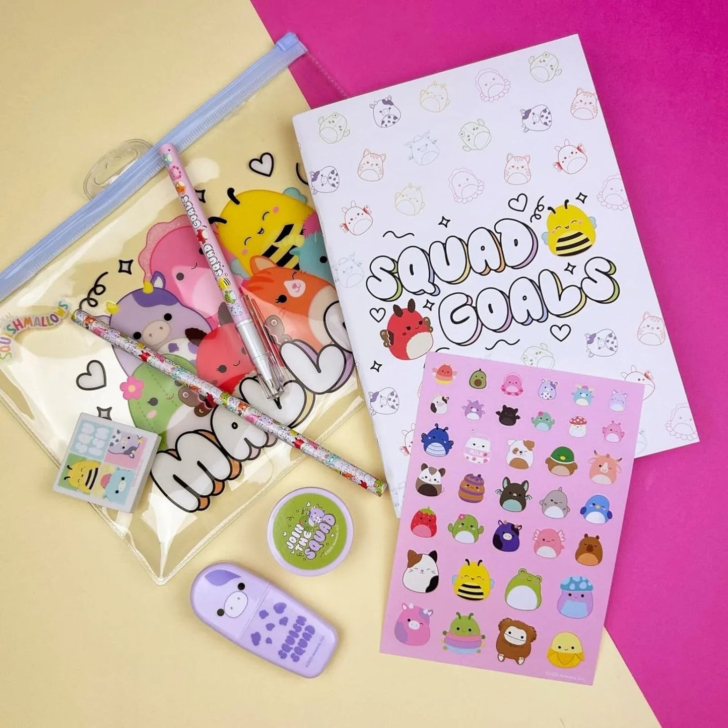 Squishmallows Super Stationery Set - mezetto ebebek ebebek