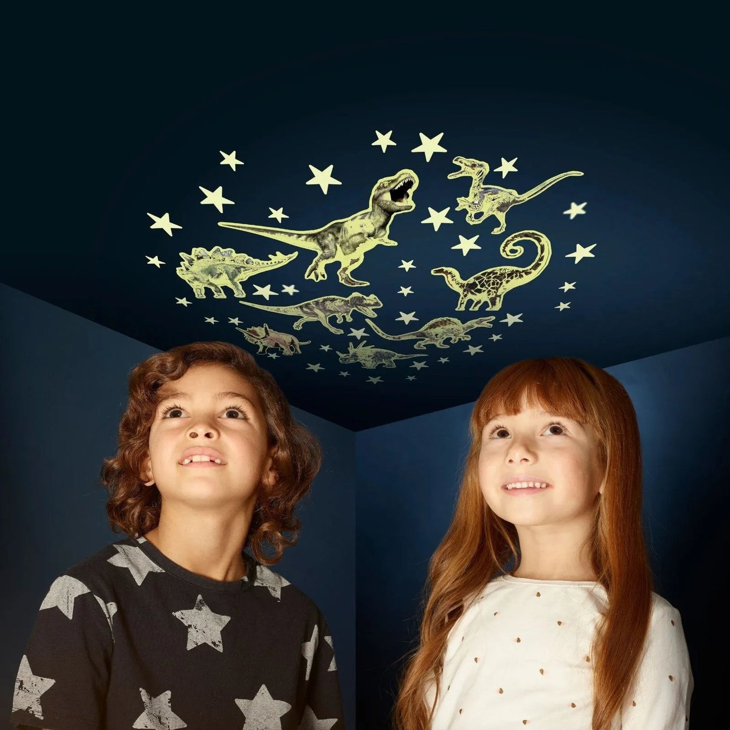 The Original Glowstars Company Glitter Stars & Dinosaurs - mezetto ebebek ebebek