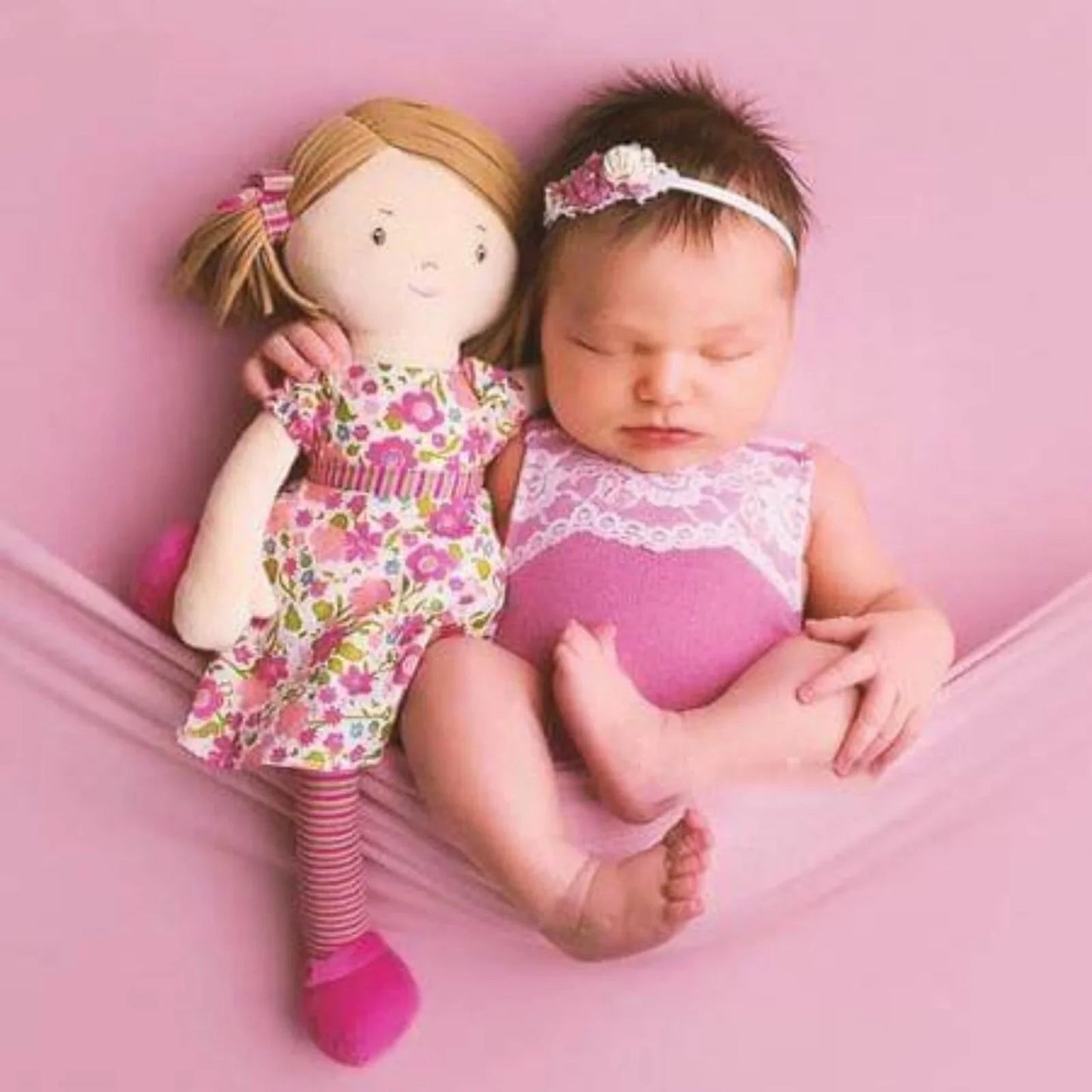Tikiri Fran Babydoll Soft Toy - mezetto ebebek ebebek