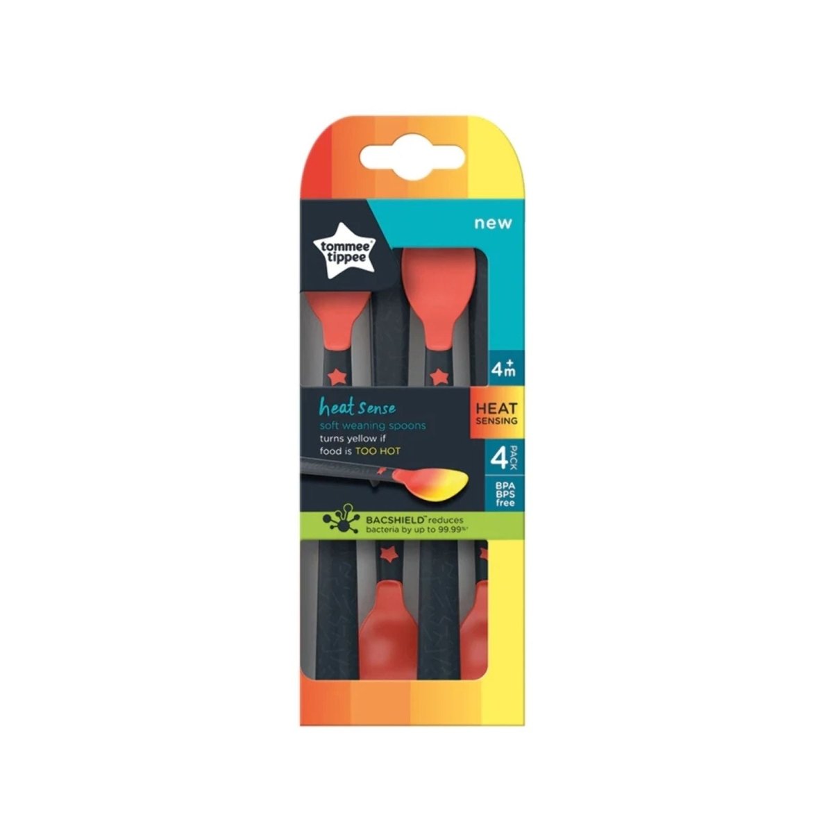 Tommee Tippee Design Heat Sensing Spoons Pack of 4 - mezetto ebebek ebebek