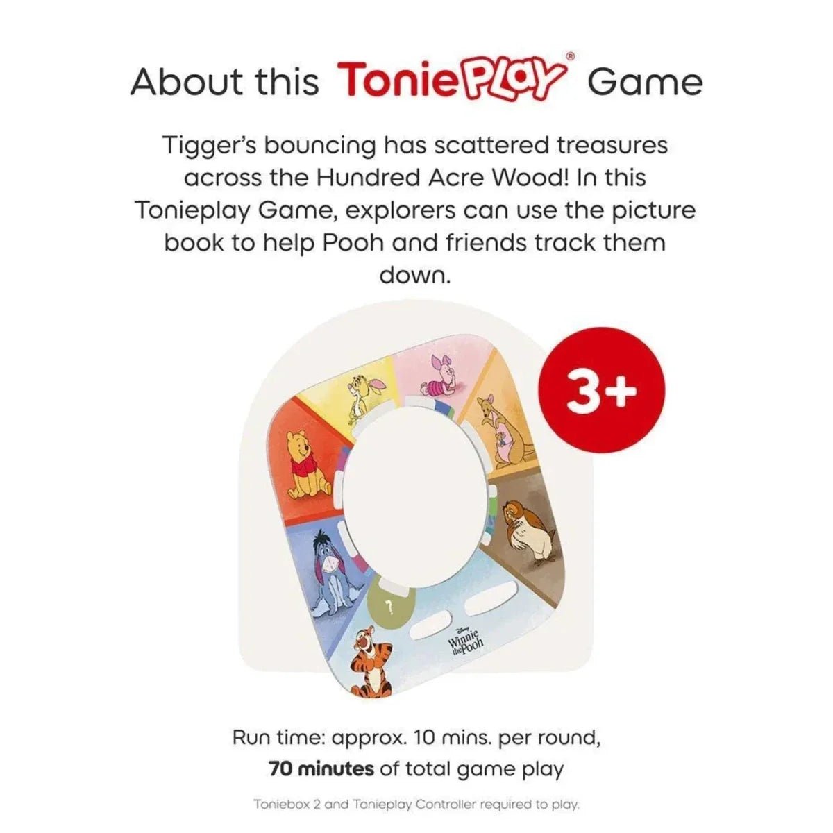 Tonies Tonieplay Disney Winnie the Pooh Tigger's Mix - Up Fix - Up Game - mezetto ebebek ebebek