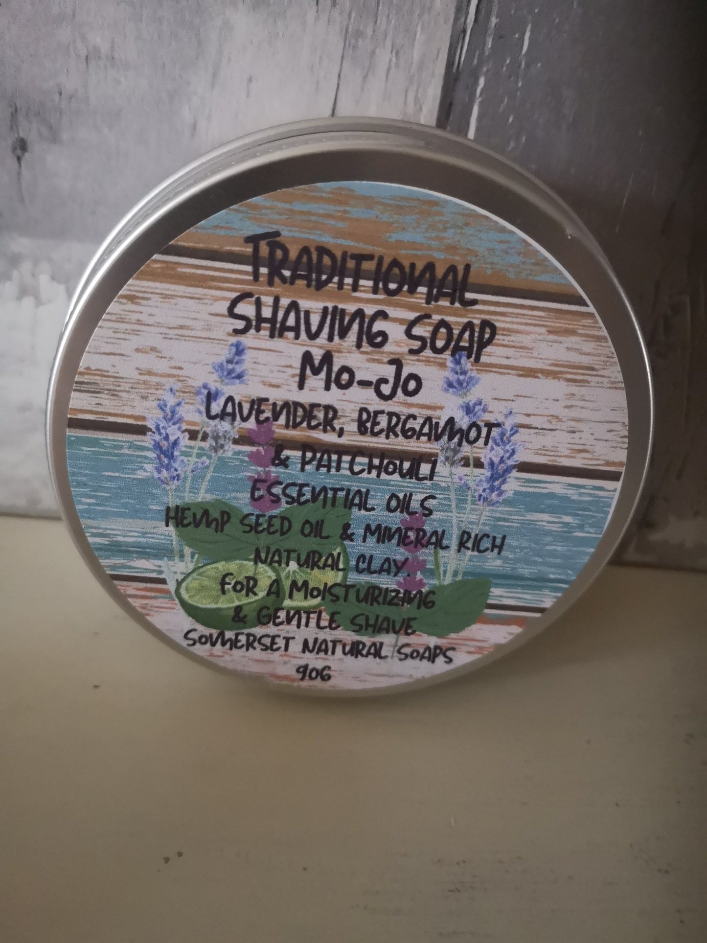 Traditional shaving Soap "Mo Jo" - mezetto Shopify Collective Somerset Natural Soaps