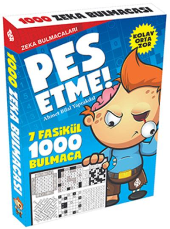 Pes Etme! - Zeka Bulmacaları 7 Fasikül - 1000 Bulmaca - Uğurböceği Yayınları Kitap
