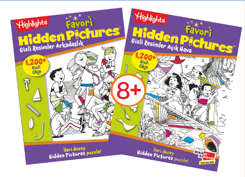 Highlights Favori Hidden Pictures (Gizli Resimler) 2'li Set - Dikkat Atölyesi Yayınları Kitap