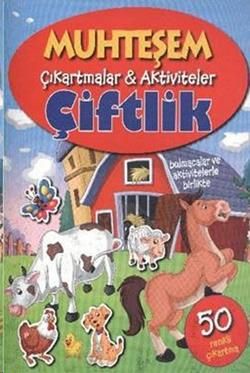 Muhteşem Çıkartmalar Aktiviteler - Çiftlik - Parıltı Yayınları Kitap