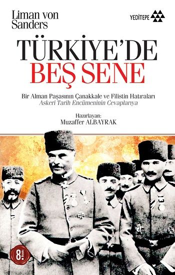 Türkiye’de Beş Sene - Liman Von Sanders, Diğer Türkçe kitap kapağı