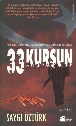 33 Kurşun - Saygı Öztürk, Diğer Türkçe kitap kapağı