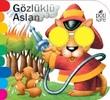 Delikli Kitaplar Serisi - Gözlüklü Aslan - Pötikare Yayıncılık Kitap