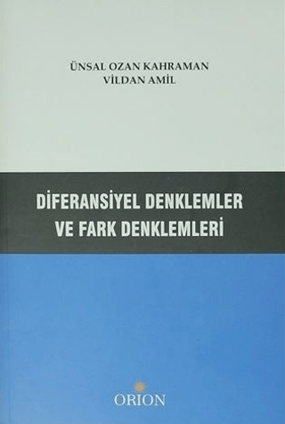 Diferansiyel Denklemler ve Fark Denklemleri - Orion Kitabevi Kitap