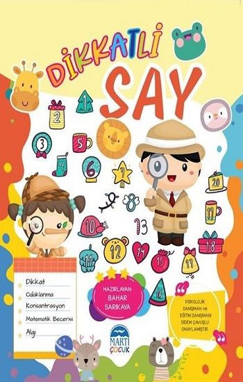 Dikkatli Say - Martı Çocuk Yayınları Kitap