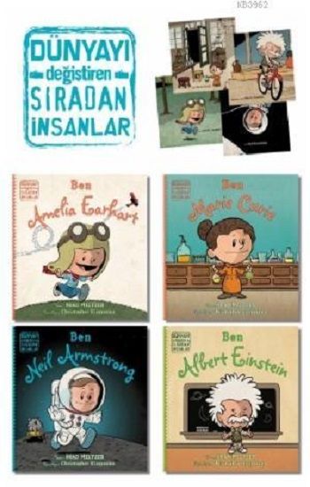 Dünyayı Değiştiren Sıradan İnsanlar Seti (4 Kitap Takım) - İndigo Çocuk Kitap