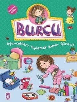Burcu - Oyuncakları Toplamak Kimin Görevi - Nurşen Şirin, Bilmece - Bulmaca Türkçe kitap kapağı