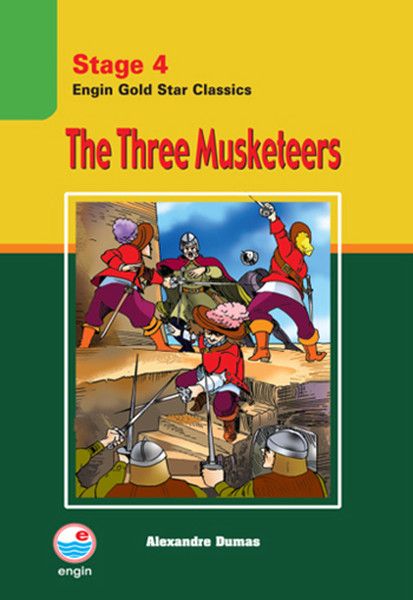 Stage 4 The Three Musketeers - Catherine Coussens, Yabancı Dilde Kitaplar Türkçe kitap kapağı