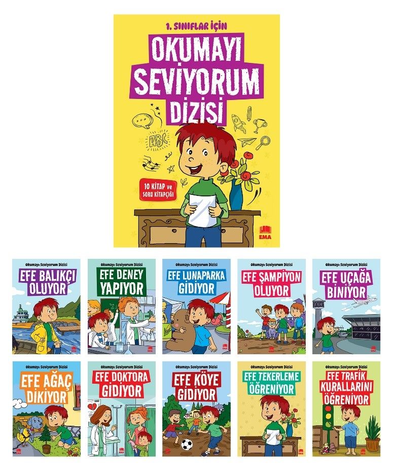 Okumayı Seviyorum (10 Kitap) - Ema Kitap Kitap