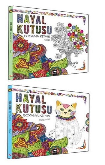 Hayal Kutusu Boyama Seti (2 Kitap Takım) - Eksik Parça Yayınları Kitap