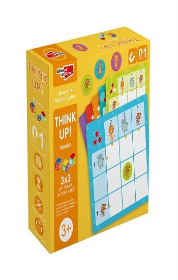 LevelUp! 1 - ThinkUp! Mantık Sudoku - Dikkat Atölyesi Yayınları Kitap