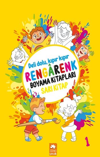 Rengarenk Boyama Kitapları - Sarı Kitap - Eksik Parça Yayınları Kitap