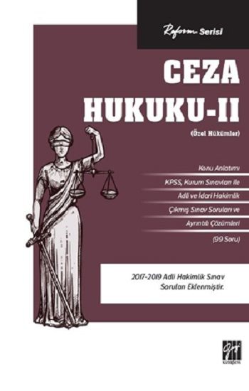 Reform Serisi Ceza Hukuku –II (Özel Hükümler) - Gazi Kitabevi Kitap