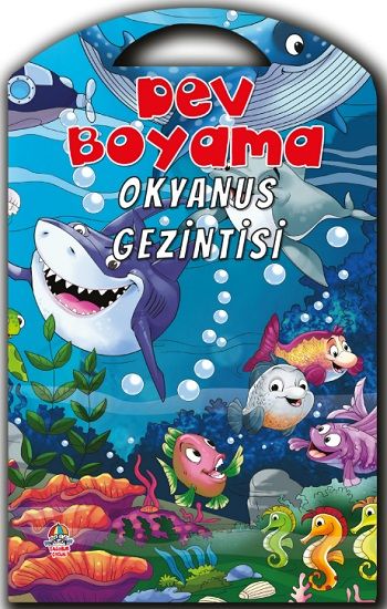 Dev Boyama - Okyanus Gezintisi - Yağmur Çocuk Yayınları Kitap
