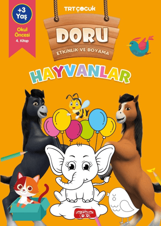 Doru Etkinlik ve Boyama - Hayvanlar - Yediveren Çocuk Kitap