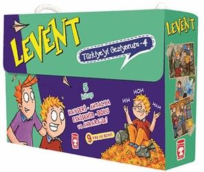 Levent Türkiye'yi Geziyorum - 4 (5 Kitap Takım) - Timaş Çocuk Kitap