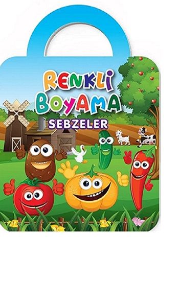 Sebzeler - Renkli Boyama - Baloonkids Yayınevi Kitap