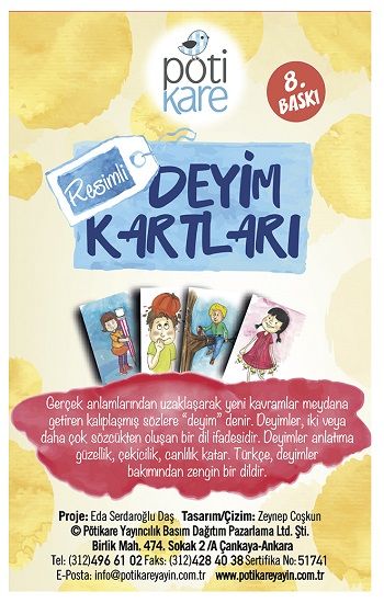 Resimli Deyim Kartları (Kutulu) - Pötikare Yayıncılık Kitap