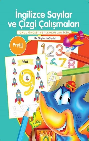 İngilizce Sayılar ve Çizgi Çalışmaları - İlk Bilgilerim - Profil Kitap Kitap
