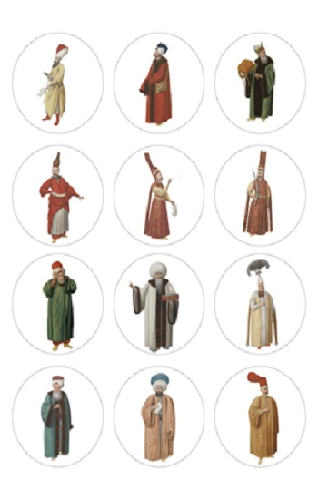 Osmanlılar Sticker (12’li) - Fol Kitap Kitap