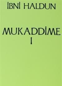 Mukaddime Cilt: 1 İbn-i Haldun Türkçe kitap kapağı