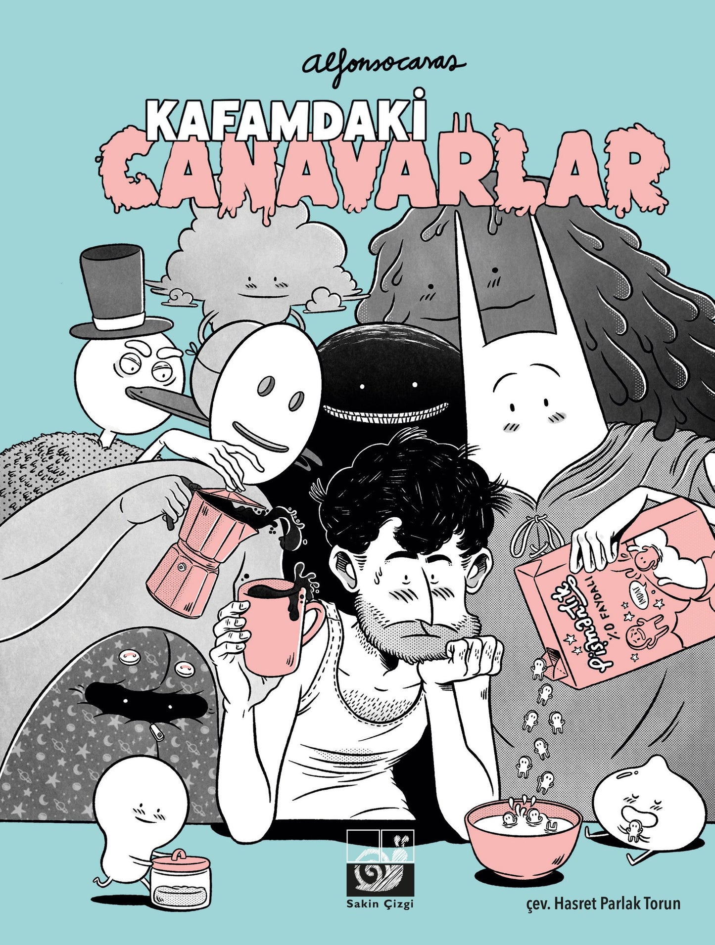 Kafamdaki Canavarlar - Sakin Çizgi Kitap