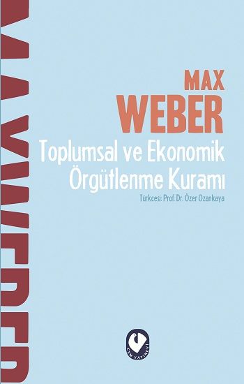 Toplumsal ve Ekonomik Örgütlenme Kuramı - Cem Yayınevi Kitap