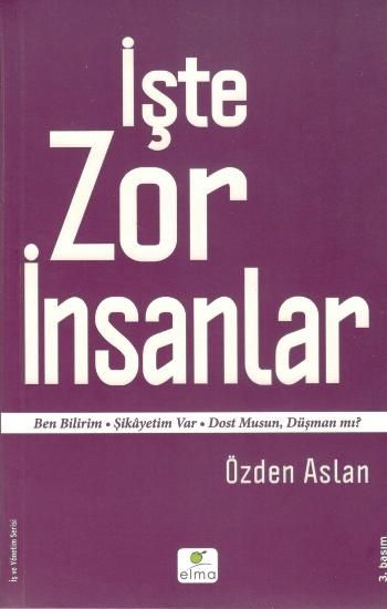 İşte Zor İnsanlar - Özden Aslan, Halkla İlişkiler İnsan Kaynakları Türkçe kitap kapağı