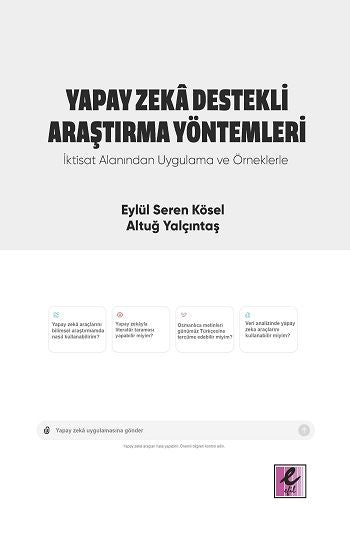 Yapay Zeka Destekli Araştırma Yöntemleri - Efil Yayınevi Kitap