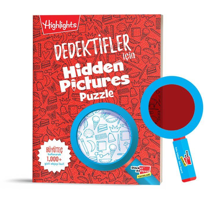 Dedektifler İçin Hidden Pictures Puzzle - Dikkat Atölyesi Yayınları Kitap