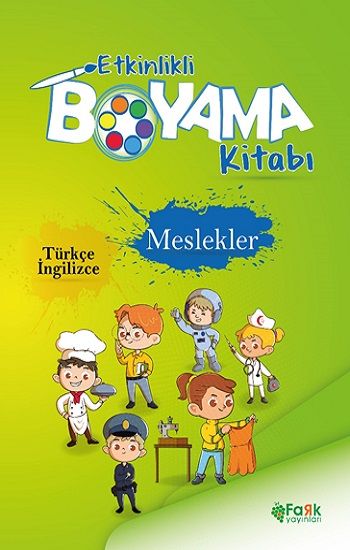 Etkinlikli Boyama Kitabı Meslekler - Fark Yayınları Kitap
